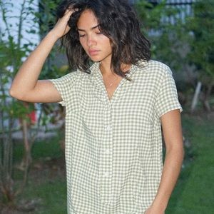 Urban Outfitters Wismer Printed Shirt Dress